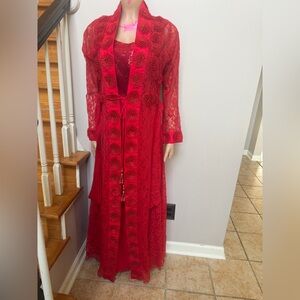 Gorgeous 2 piece galabiya lace